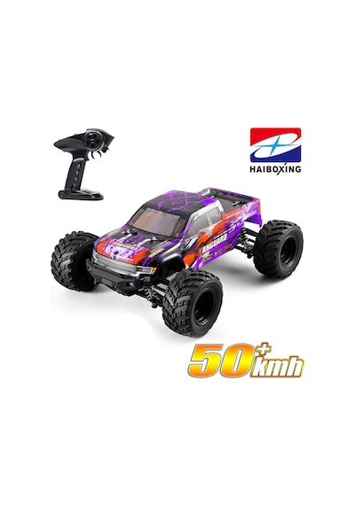 Haıboxıng Rc 1/12 903 Vanguard 50+ Km/h Sürat 4x4 Uzaktan Kumandalı Rc Model Araba Rtr Elektrikli 4wd Offroad Truck Mor
