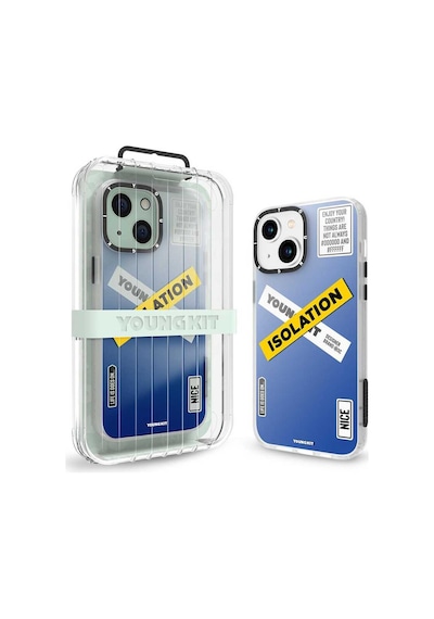 Youngkit Apple Uyumlu iPhone 13 Kılıf Baskılı Desenli YoungKit Holiday Serisi Kapak ZORE-220108