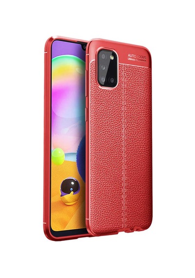 Samsung Uyumlu Galaxy A02s Kılıf Zore Niss Silikon Kapak Kırmızı