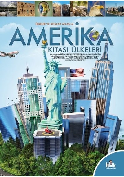 Amerika Kıtası Ülkeleri - Ülkeler ve Kıtalar Atlası 2- Halk Kitabevi