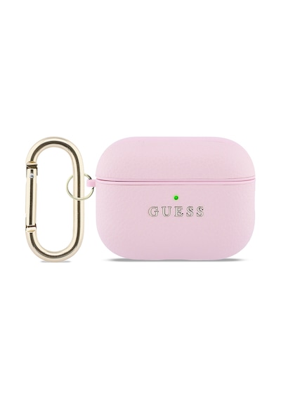 Apple Airpods Pro 3 Uyumlu Kılıf Guess Lisanslı Anahtarlıklı Pu Deri Pembe