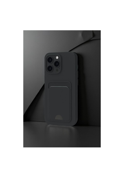 Apple iPhone Uyumlu 16 Plus Kılıf Kelvin Kartvizitli Silikon - Derin Mor Bz8683140874940