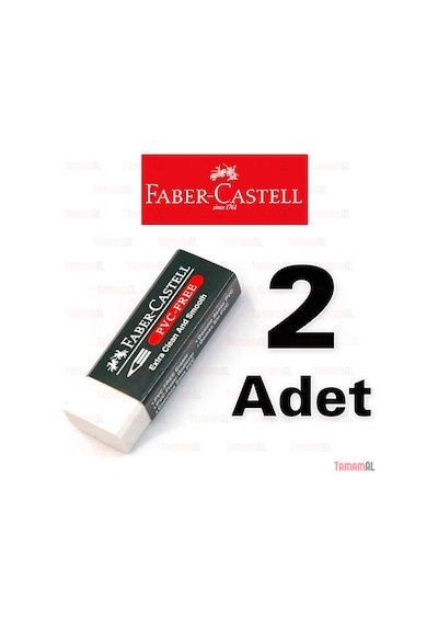 Faber Castell Büyük Boy Beyaz Silgi 7085-20 - 2 Adet