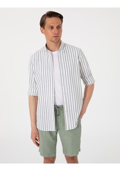 Pierre Cardin Erkek Haki Gömlek Desenli 50307093-vr027 Haki