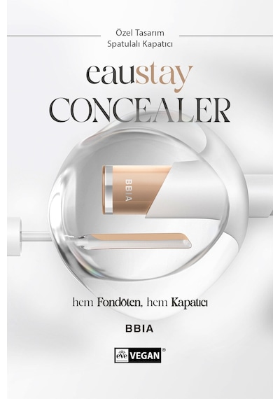 Bbia Spatulalı Özel Tasarım Kapatıcı Bbıa Eau Stay Concealer 23 Natural
