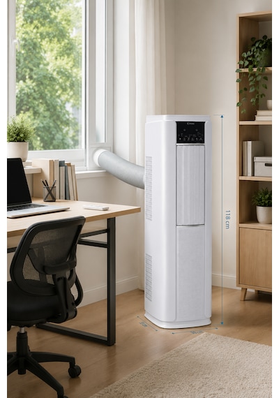 Kiwi KAC-7914 14000 BTU Soğutma ve Isıtma Portatif Klima