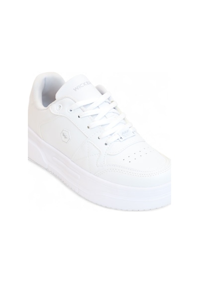 2227-wickers Air Force Modeli Anatomik Tabanlı Üst Kalite Unisex Sneakers Ayakkabı Beyaz