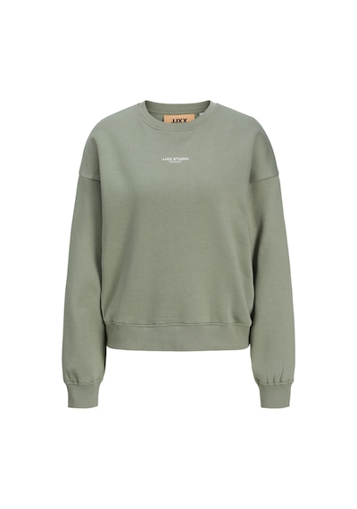 Jack & Jones Kadin Minimal Logo Baskili Sweatshirt - Studio - 12280154 Sea Spray
