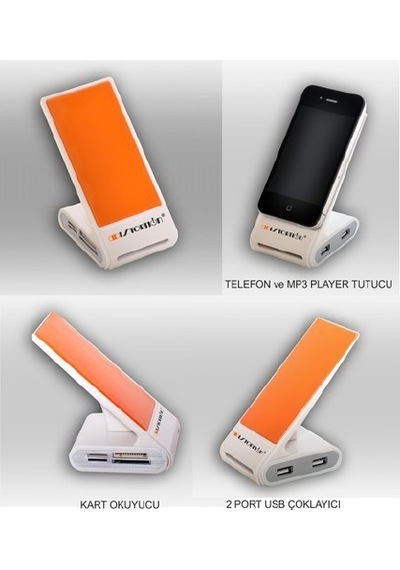 Adıstortıon 4 In 1 Kart Okuyucu Ve Telefon Tutucu