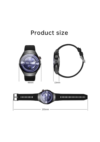 Vwar SK45 Pro 3 Kordonlu 48 MM Kalobee Akıllı Saat (İthalatçı Garantili)