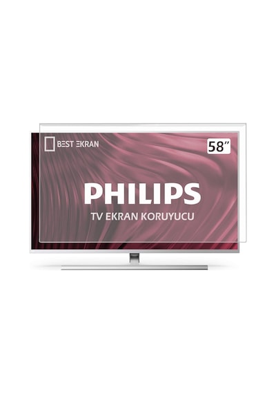 Phılıps Uyumlu 58pus8507 Tv Ekran Koruyucu -  58" İnç 146 Cm Koruyucu 58pus8507/62