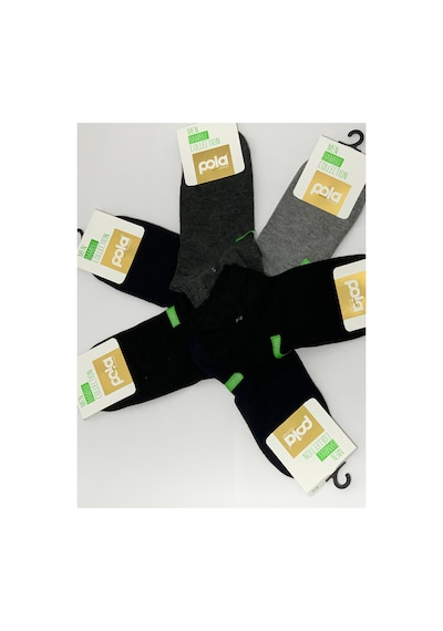 Pola Erkek Bambu Patik 6'lı Paket Asorti Renk Karışık Renk Bambu Patik Çorap Pola Erkek Bambu Patik 6'lı Paket Asorti Renk Karışık Renk Bambu Patik Çorap