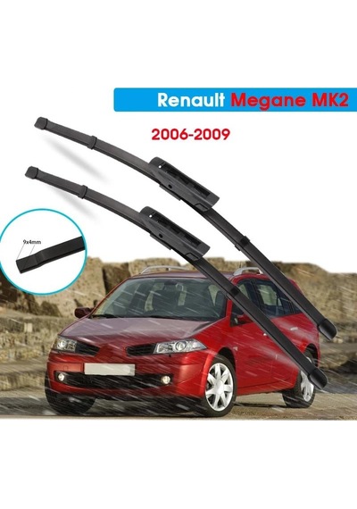 Renault Megane 2 Ön Cam Muz Silecek Takımı 2006--2009