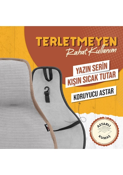 Otom Natural Design Kilim Minder Tek Koltuk El Dokuması 550066804