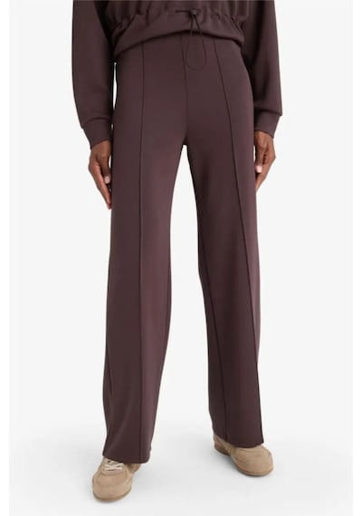 Defacto Straıght Fıt Geniş Paça Standart Boy Modal Sporcu Pantolon F9066ax26spbn192 Kahve-bn192