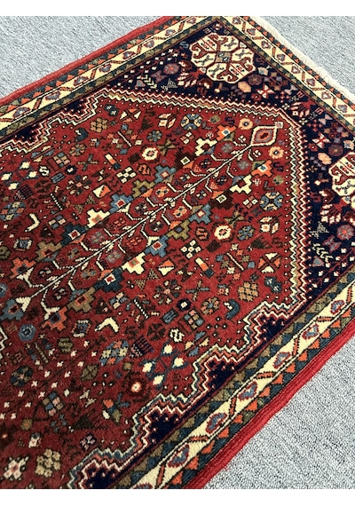 El Dokuma İran Halısı 60x150 Kırmızı %100 Yün Küçük Yolluk Kırmızı