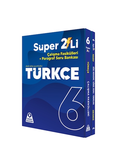 6. Sınıf Süper İkili Türkçe Seti Örnek Akademi