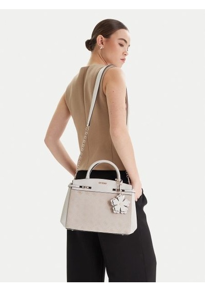 Guess Melinda Logo Kadın El Ve Çapraz Askılı Çanta Hwjp9902060 Turuncu