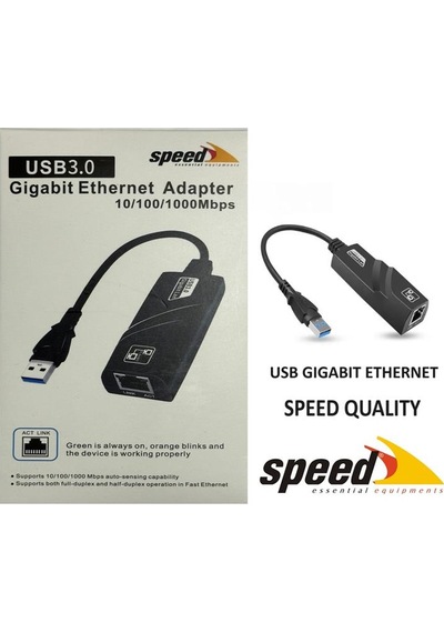 Speed Sp Ue050 10/100/1000mbps Usb 2.0/3.0 Gıgabıt Ethernet Dönüş