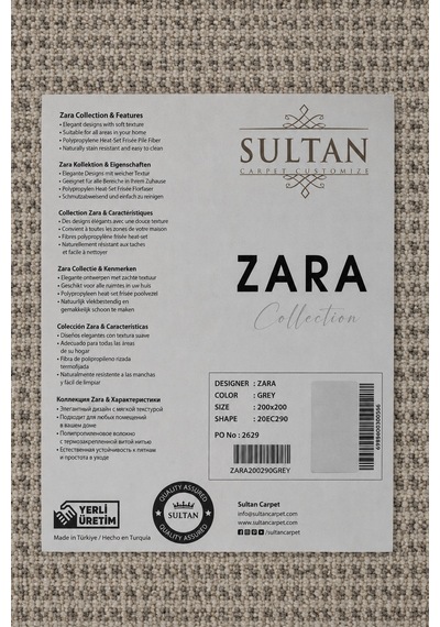 Zara Serisi Krem Çizgili Modern Dekoratif Halı Gf723 Çok Renkli