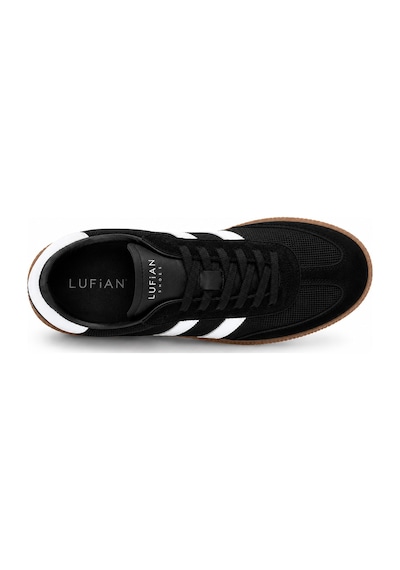 Lufian 121230066 Lenora Deri Unisex Sneaker Ayakkabı Siyah