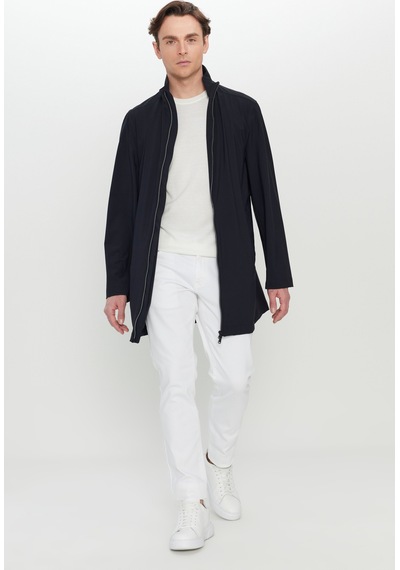 AC&Co / Altınyıldız Classics Erkek Lacı Standart Fit Normal Kesim Dik Yaka Yan Cepli Trençkot Lacı AC&Co / Altınyıldız Classics Erkek Lacı Standart Fit Normal Kesim Dik Yaka Yan Cepli Trençkot Lacı