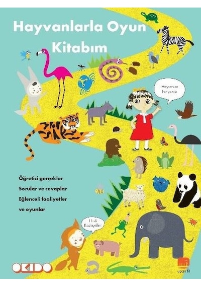 Hayvanlarla Oyun Kitabım - Okido - Uçan Fil