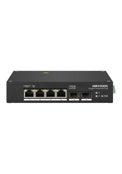 Ds-3t0506hp Industrial Poe Switch 4 Port Fast Ethernet Industrial Poe Switch