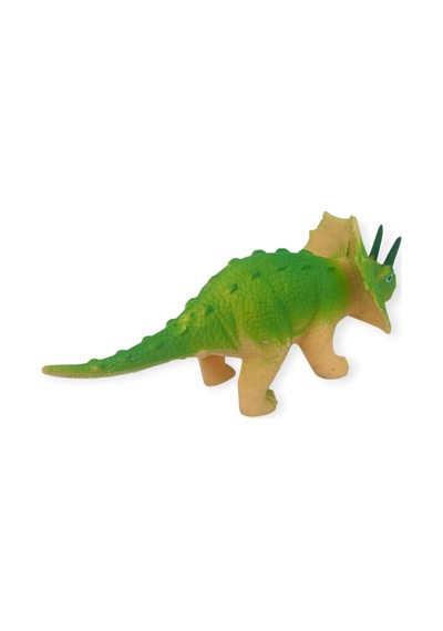 Fidget Oyuncak - Streç Dinazor Figürü 18 Cm - Triceraptors Hayvan