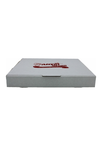 Pizza Kutusu Beyaz 100 Adet 40X40 Cm.