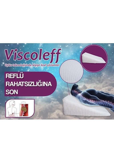 Reflü Yatağı Ve Yastığı Bambu Kılıflı 70x60x23 Cm
