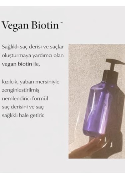 Professional Defense Treatment Vegan Argan Biotin Yaban Mersini Saç Bakım Kremi 500 Ml