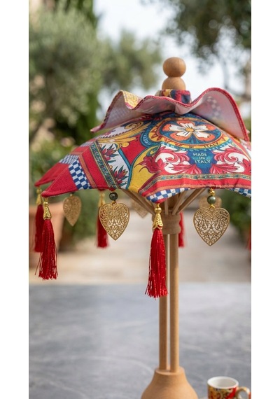 Barocco Soleil Rouge Bali Şemsiyesi Sarı