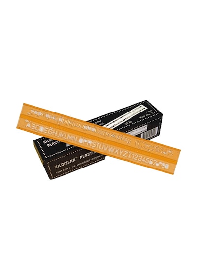 Yıldızlar 053 Yazı Şablonu Teknik 7 MM Sarı