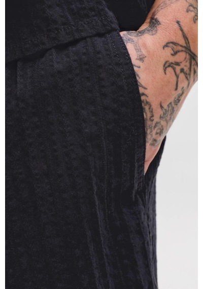 Jack & Jones Jpstjaıden Tyson Erkek Jogger Şort Rahat Kesim Günlük Yazlık Şort Siyah