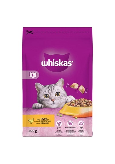 Whiskas 300 Gr Kuru Tavuk & Sebze 10'li Paket