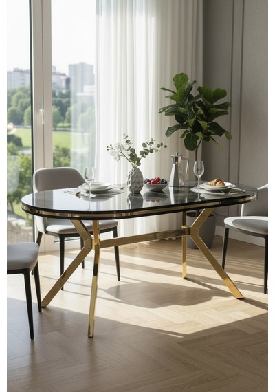 Zae Mdf Yemek Masası 90x170 Cm Siyah Mermer/gold Siyah Mermer/gold Zae Mdf Yemek Masası 90x170 Cm Siyah Mermer/gold Siyah Mermer/gold