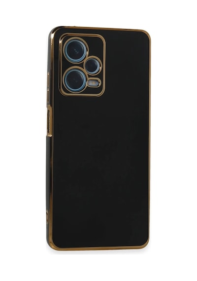 Xiaomi Redmi Note 12 Pro Plus Uyumlu Kılıf Volet Silikon - Siyah