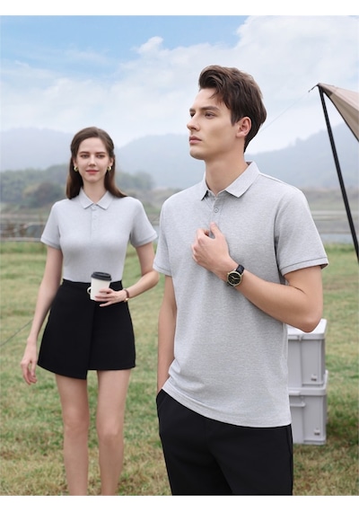 New Performance Premium Polo T-shirt %55,5 Polyester %40,9 Pamuk %3,6 Dut İpeği Gri