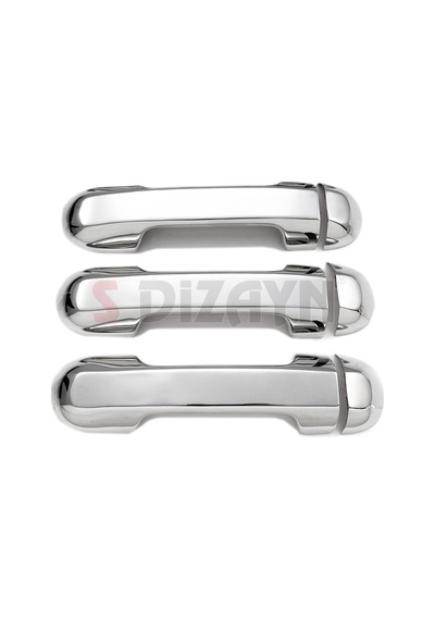 S-Dizayn Ford Connect Uyumlu Krom Kapı Kolu 3 Kapı 2002-2014