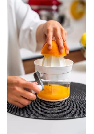 Narenciye Sıkacağı Çevirme Kollu Pratik Limon Sıkacağı Portakal, Mandalina, Greyfurt İçin Uygun Diğer