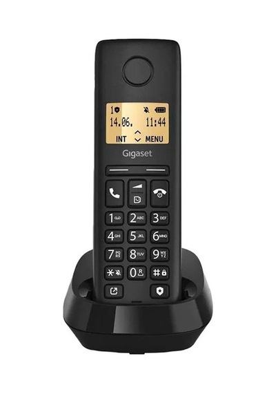 Sh Gigaset Pure 100 Siyah Dect Telsiz Telefon - 14 Saat Konuşma 50 Kişilik Rehber Kapasitesi Najmaddin