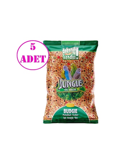 Jungle Muhabbet Kuşu Yemi 5 x 1 KG