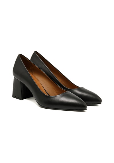 Topuklu/ Stiletto Kadın Mar-25y-166-512 John May Siyah Cilt Siyah