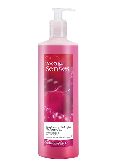 Avon Senses Ahududu & Frenk Üzümü Duş Jeli 720 ML + Banyo Köpüğü 1 L + Vücut Spreyi 100 ML