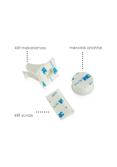 Babyjem - Mıknatıslı Çekmece Kilidi 4in1