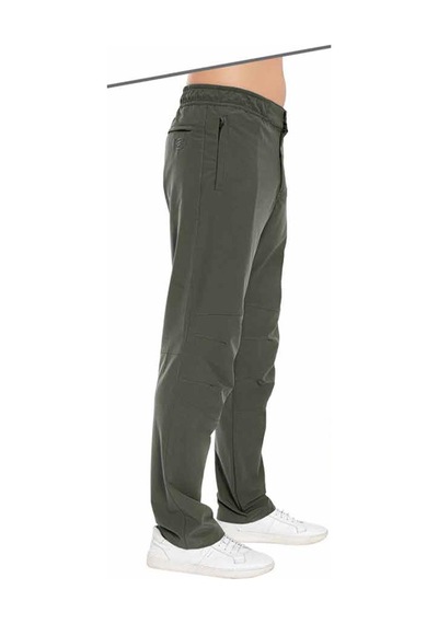 Crozwise Erkek Outdoor Beli Lastikli Pantolon 2219 Haki
