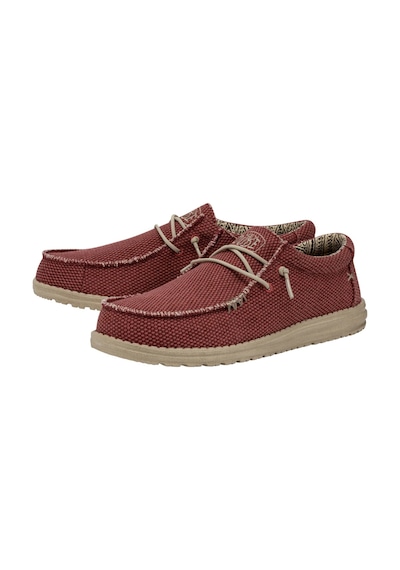 Crocs Hey Dude Wally Braided Erkek Ayakkabı Kırmızı