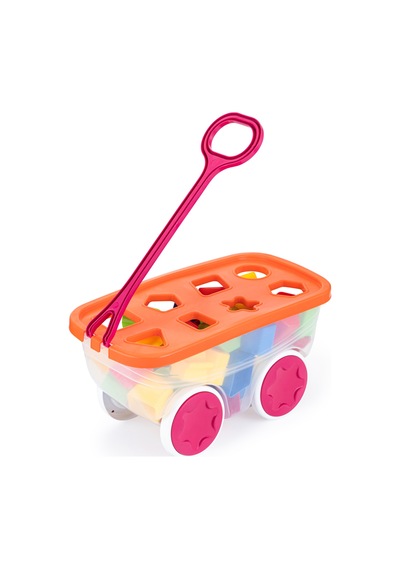 Erdem Toys Gezgin Vagon Oyun Seti Bul Tak Oyuncaklı - Kırmızı