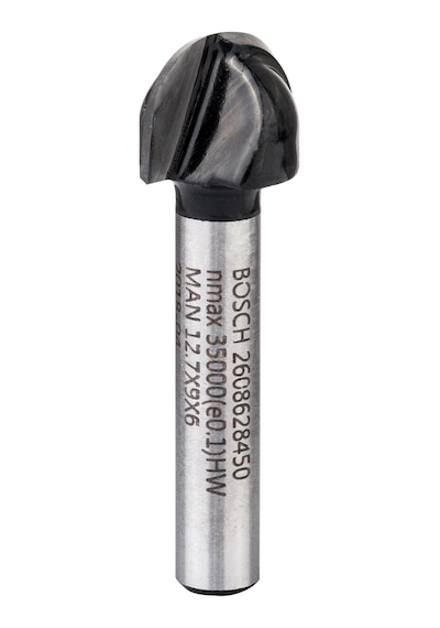Bosch 6mm Şaftlı Dayamaklı Fitil Freze Ucu 6 12,7 40 2608628450